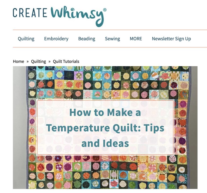 Create Whimsy - Temperature Quilts